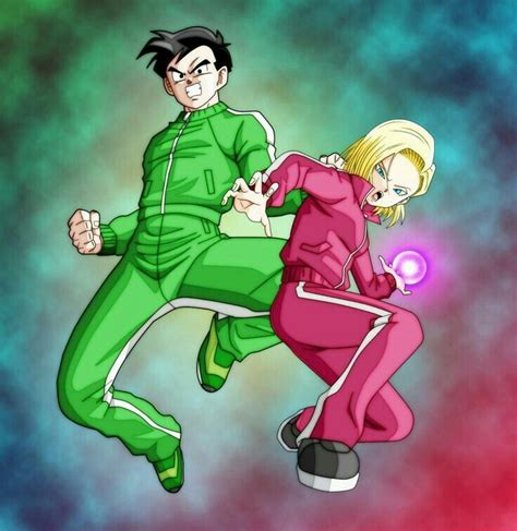 kimgcomox|Android 18 and Gohan 3 .